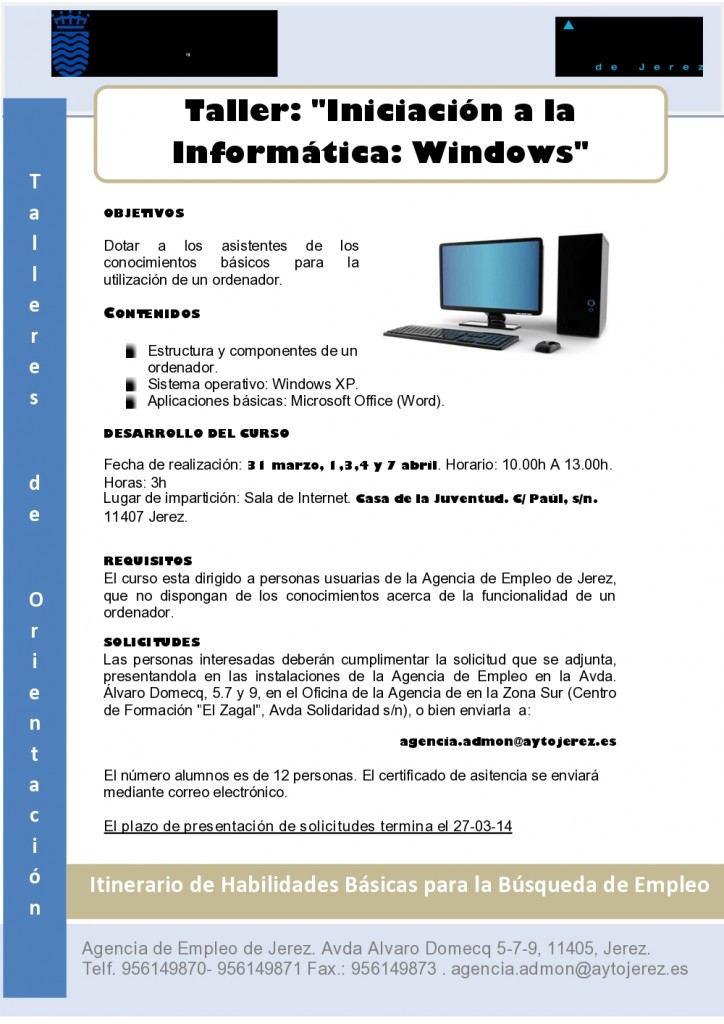 CARTEL Taller Inic a la informatica windows 31-03-2014_1