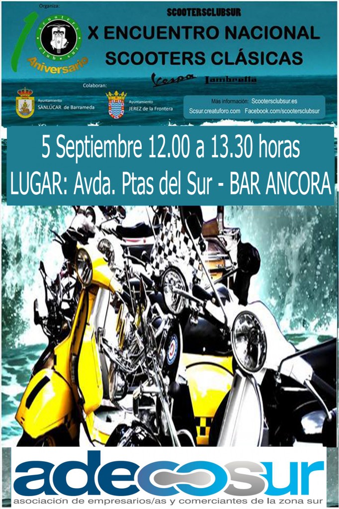 CARTEL X ENCUENTRO DE SCOOTERS